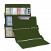 WhiteCoat Clipboard® Trifold - Army Green Critical Care Edition